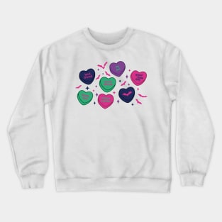 Laszlo Cravensworth Conversation Hearts Crewneck Sweatshirt